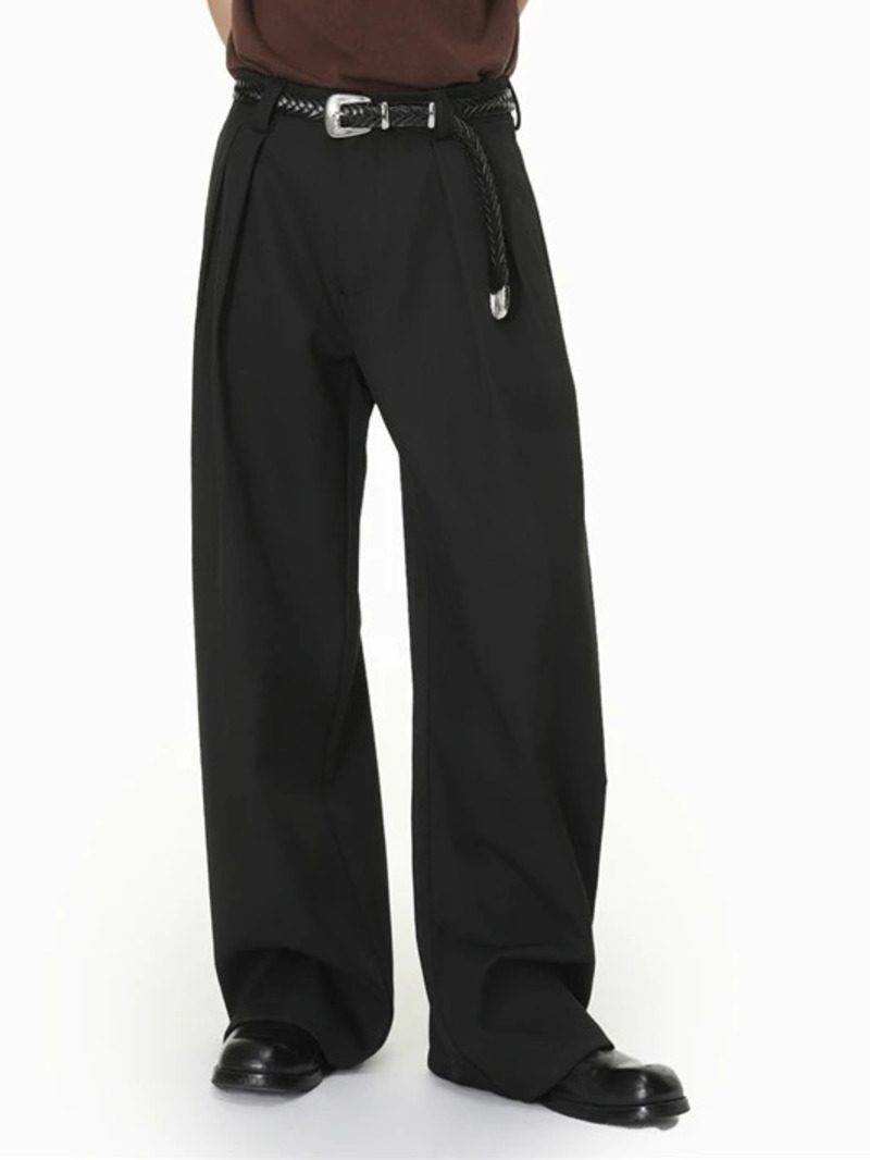 Men'S Gothic Formal Wear - Premium Men's Wide Leg Trousers American