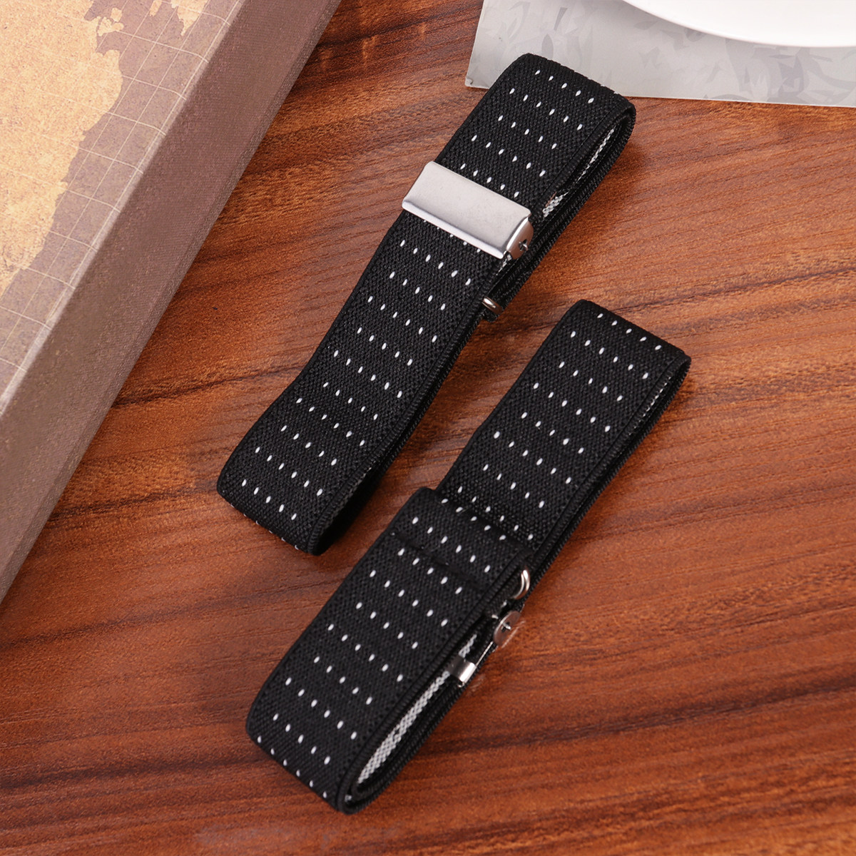 Men'S Formal Wear Belt - 1Pair Anti Slip Shirt Armband Chinlon