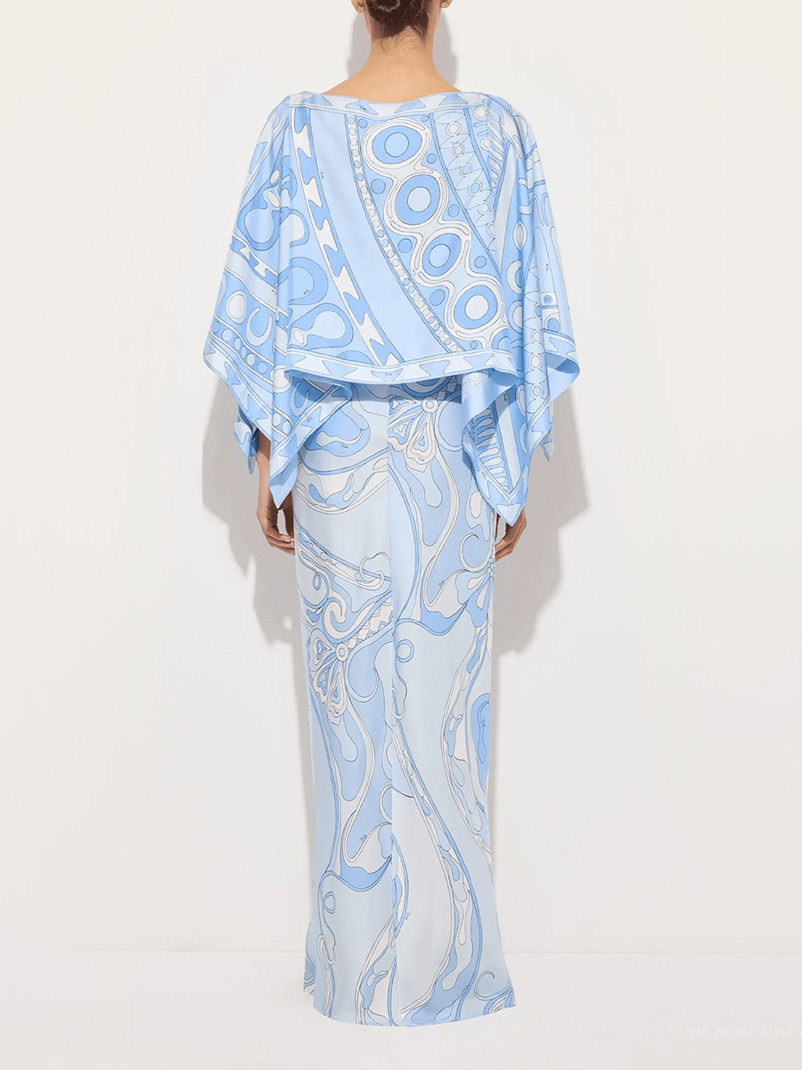 VGH Light Blue Abstract Print  - огляд і ціна Men'S Formal Wear For Wedding Guest