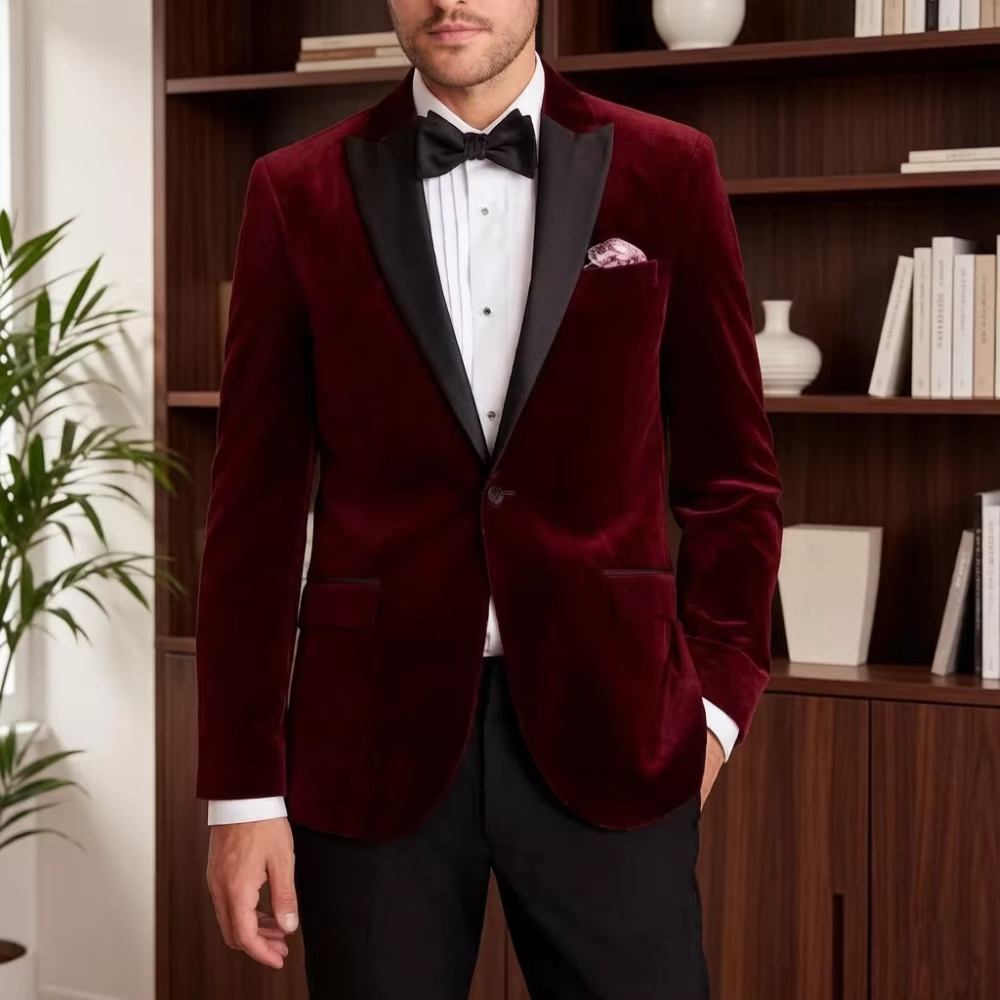 Velvet Formal Suits for Men Sl - огляд і ціна Men'S Formal Wear For Reception