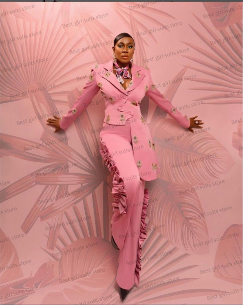 Pink Wedding Women Suit Set Bl - огляд і ціна Men'S Formal Wear For Wedding Guest