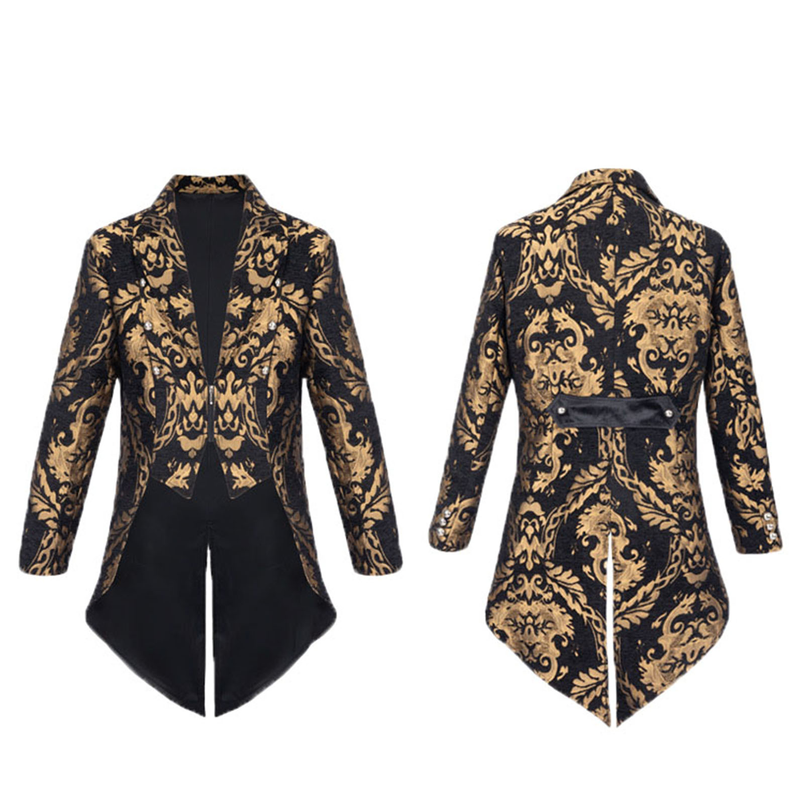 Medieval Mens Tailcoat Steampu - огляд і ціна Men'S Gothic Formal Wear