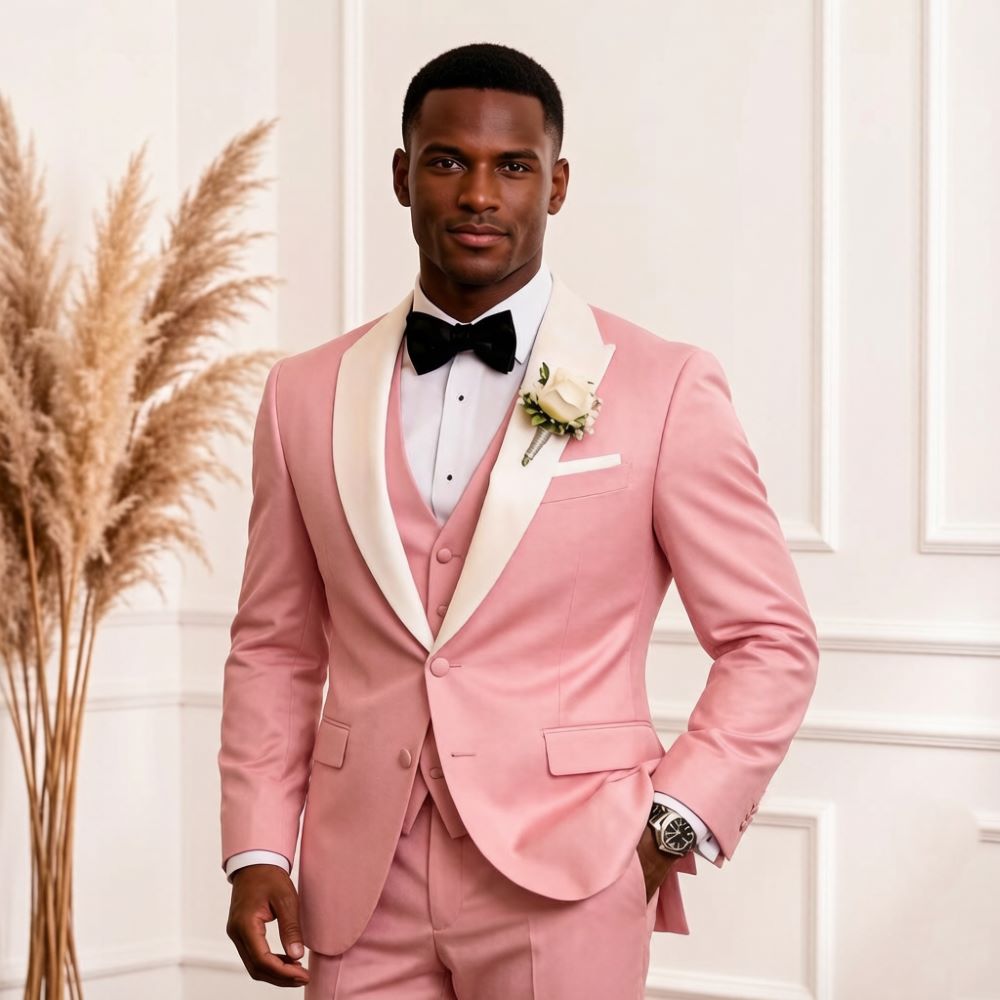 3 Pieces Formal Men Suits Peak - огляд і ціна Men'S Formal Wear For Reception