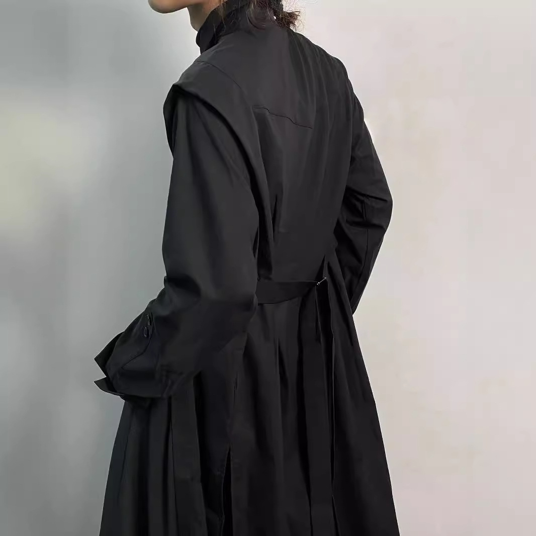 Y2K Gothic Trench Coat Men Dar - огляд і ціна Men'S Formal Wear Belt