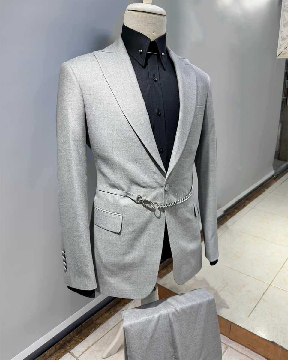 Casual Men Suits 3 Pieces Jack - огляд і ціна Men'S Formal Wear Belt
