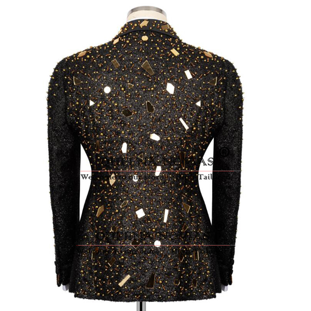 Sparkly Crystals Beading Suit  - огляд і ціна Men'S Formal Wear For Reception