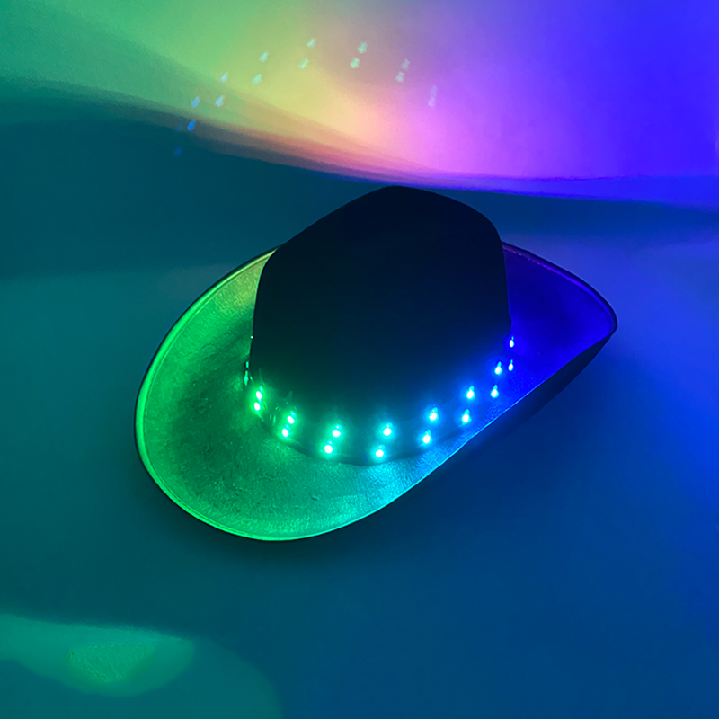 Remote Control LED Cowboy Hat  - огляд і ціна Men'S Formal Wear For Graduation
