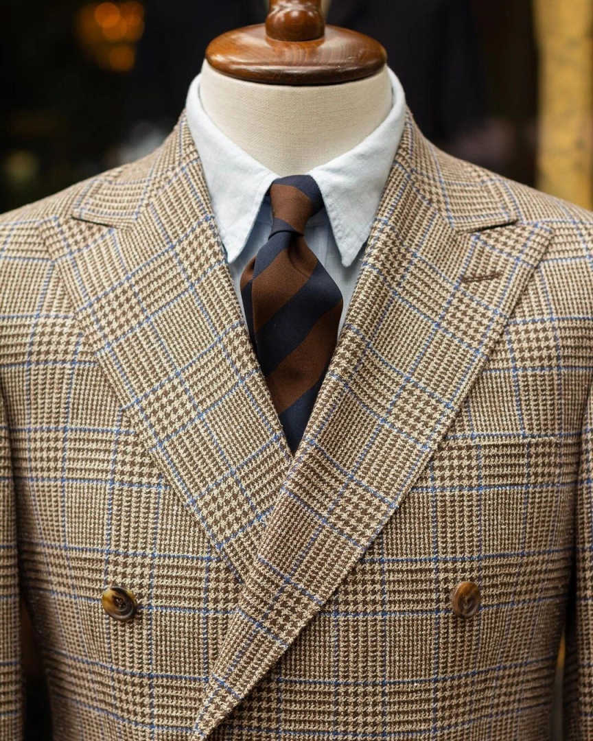 Retro Check Double Breasted Me - огляд і ціна Men'S Formal Wear For Reception