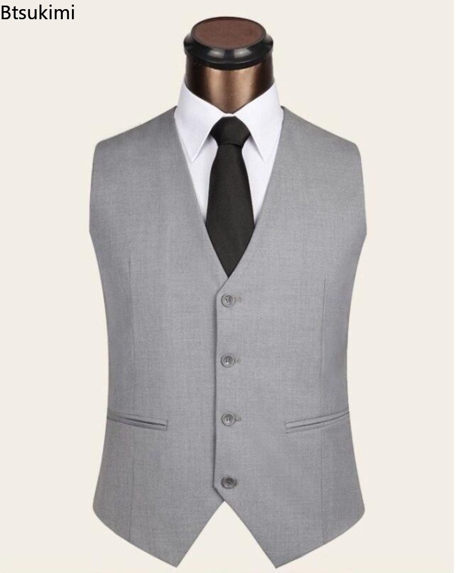 S-6XL Plus Size Men's Korean S - огляд і ціна Men Formal Wear Vest