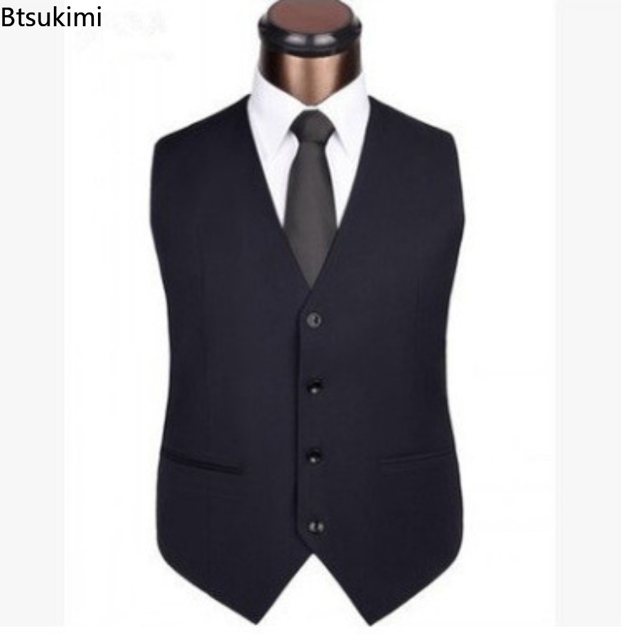 S-6XL Plus Size Men's Korean S - огляд і ціна Men Formal Wear Vest