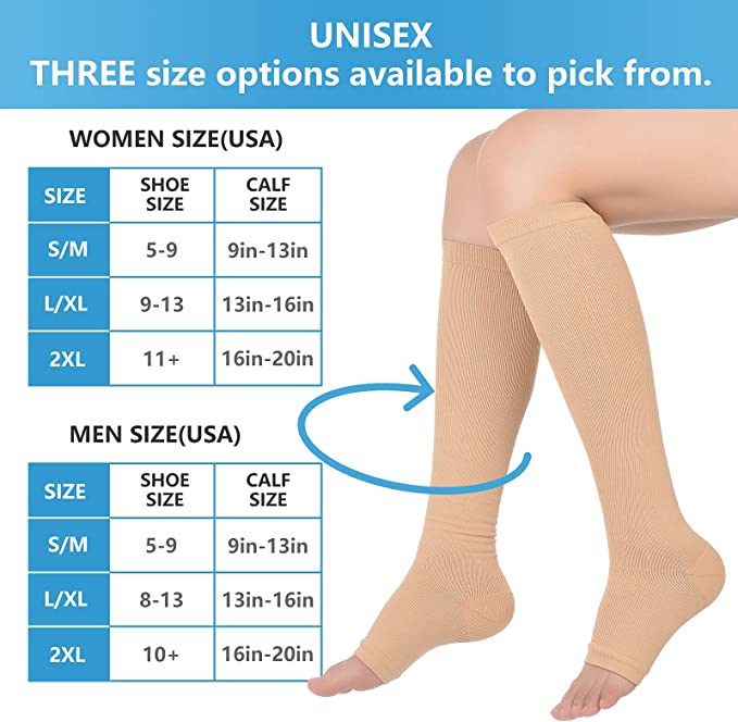 Open Toe Knee High Calf Compre - огляд і ціна Men'S Formal Wear For Graduation