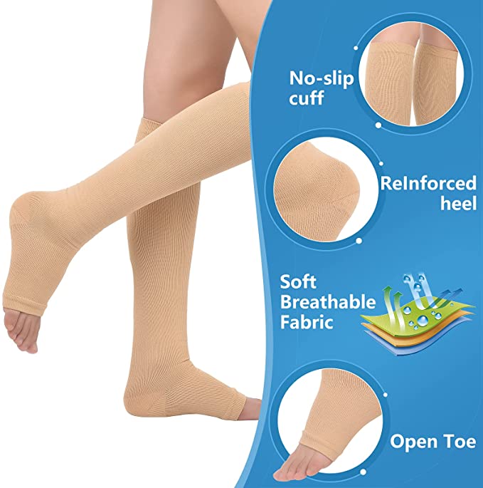 Open Toe Knee High Calf Compre - огляд і ціна Men'S Formal Wear For Graduation
