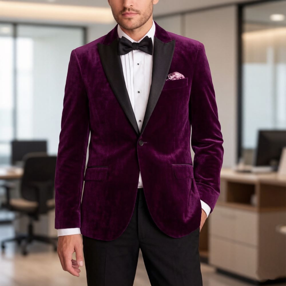 Velvet Formal Suits for Men Sl - огляд і ціна Men'S Formal Wear For Reception
