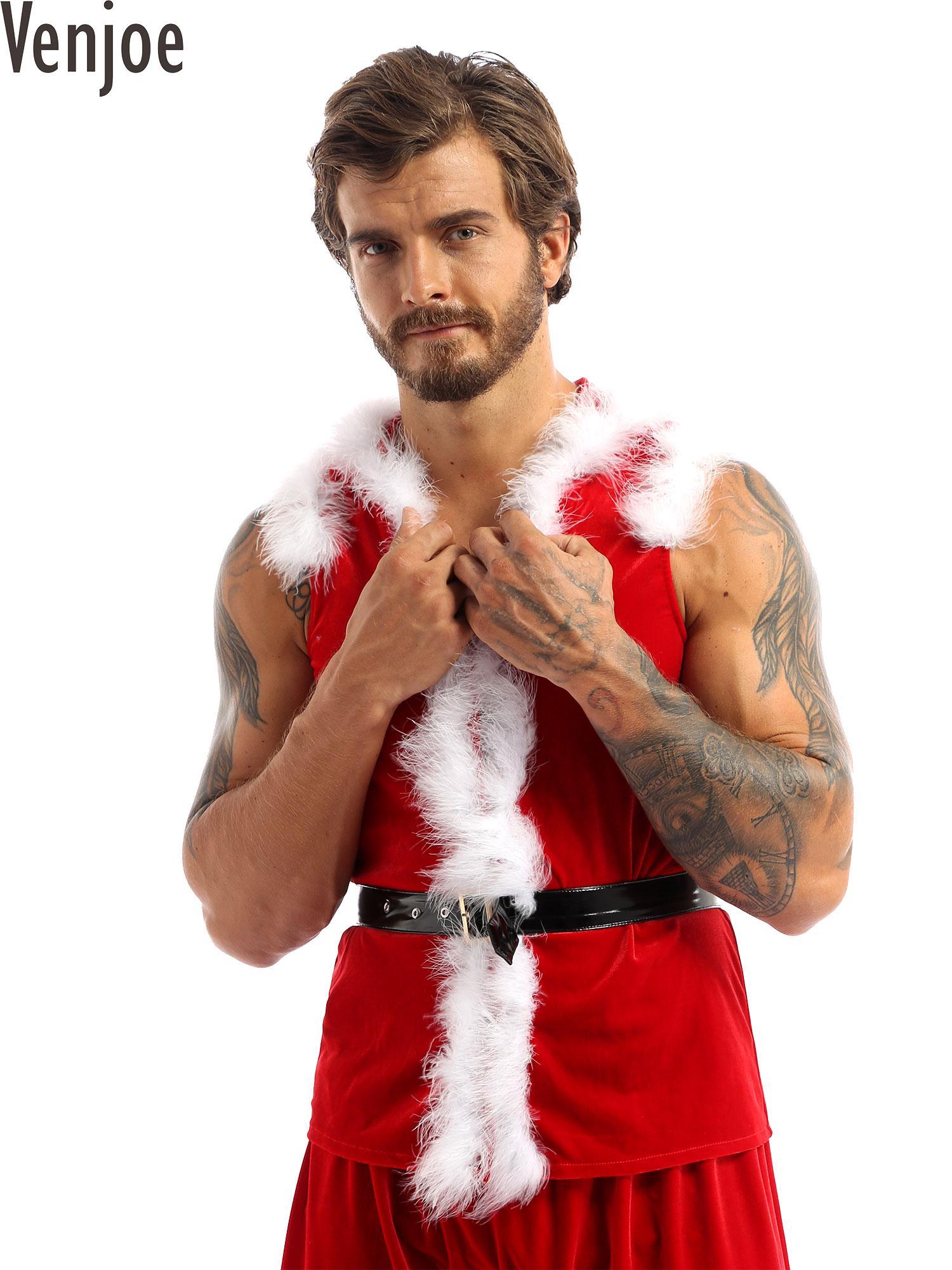 Men Christmas Dress Up Santa C - огляд і ціна Men Formal Wear Vest
