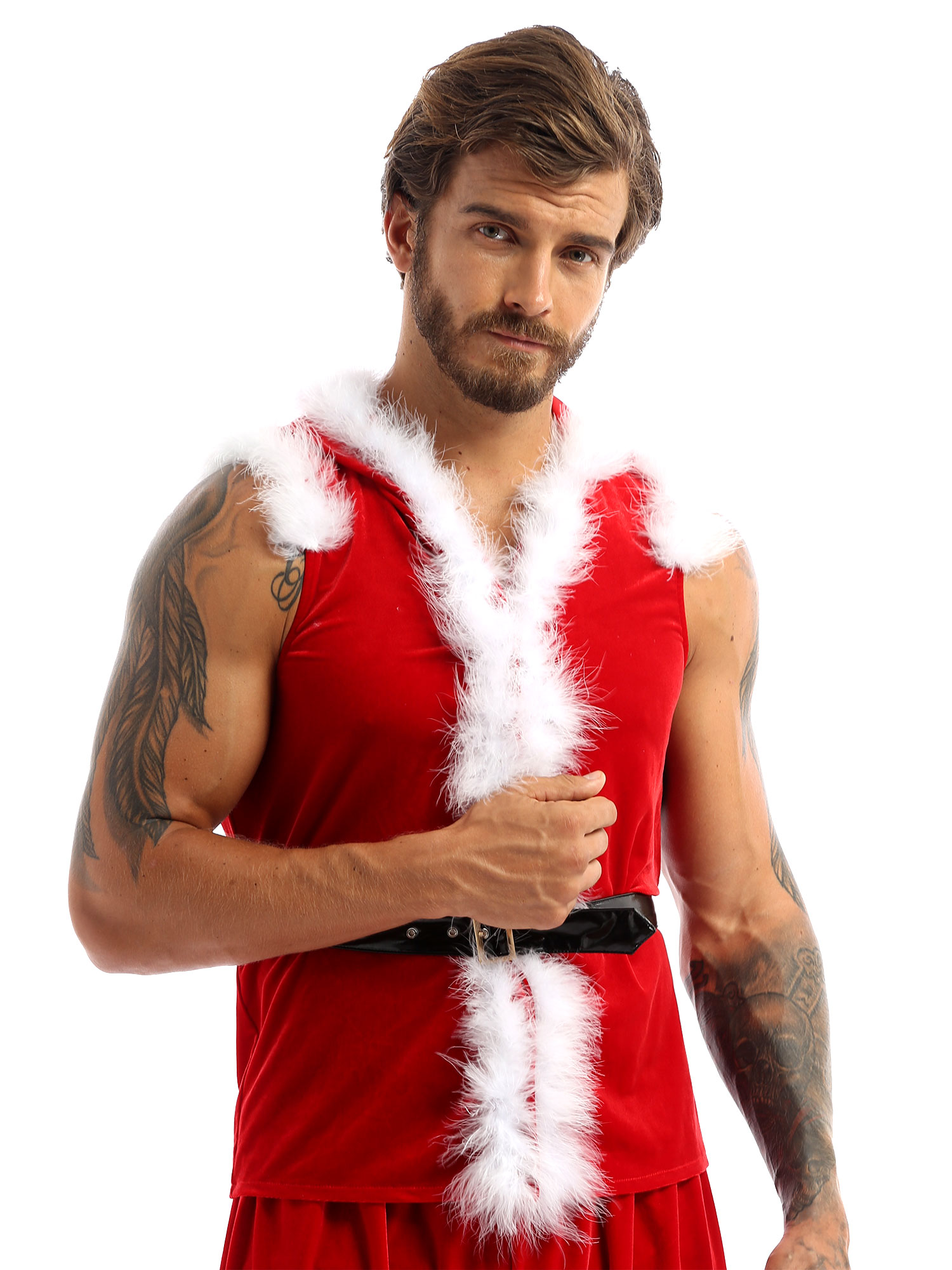Men Christmas Dress Up Santa C - огляд і ціна Men Formal Wear Vest