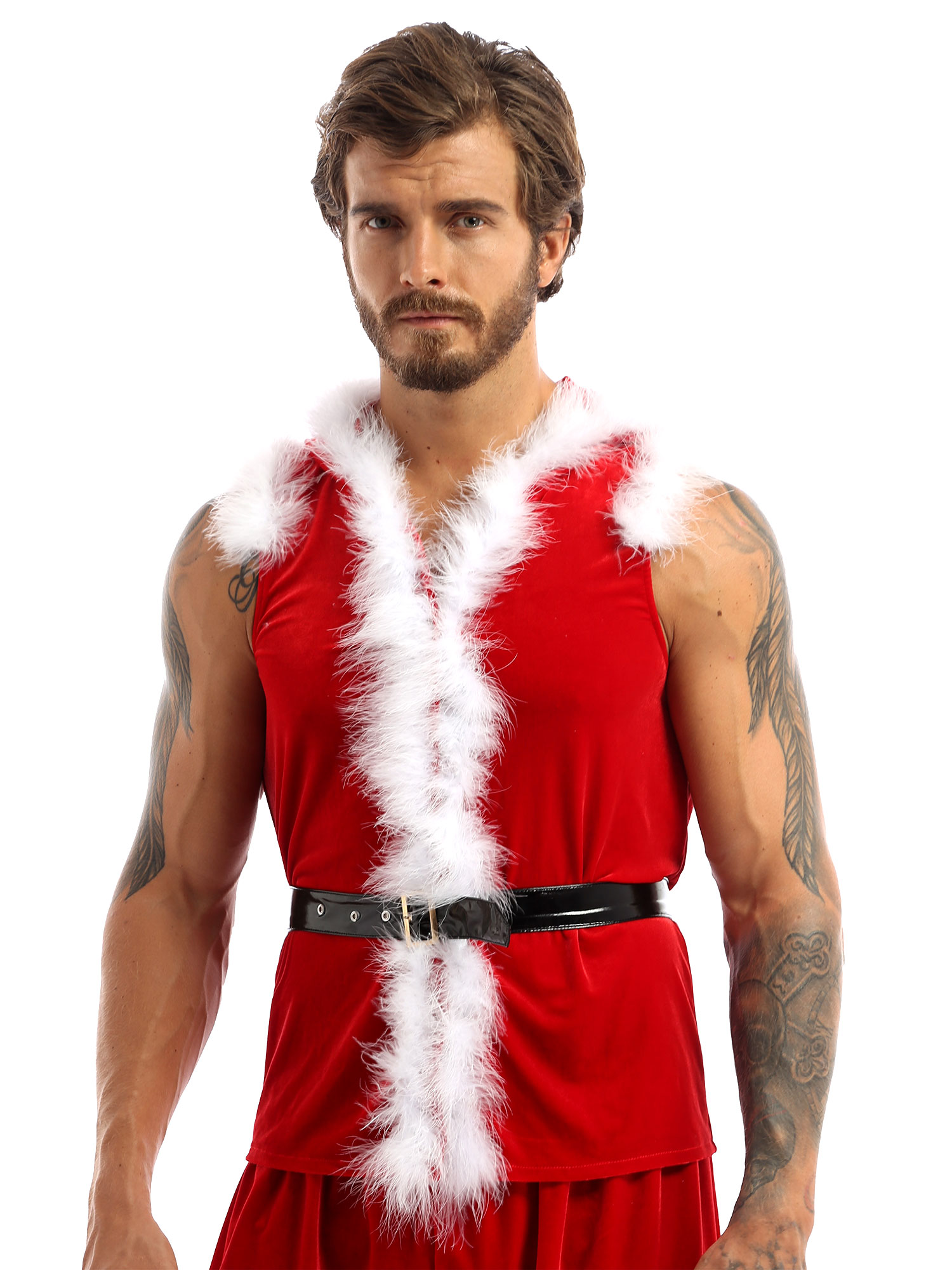 Men Christmas Dress Up Santa C - огляд і ціна Men Formal Wear Vest