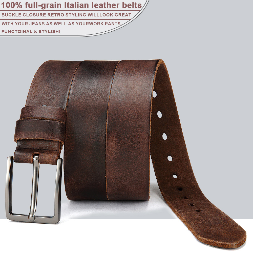 Men's Pin Buckle Durable Genui - огляд і ціна Men'S Formal Wear Belt