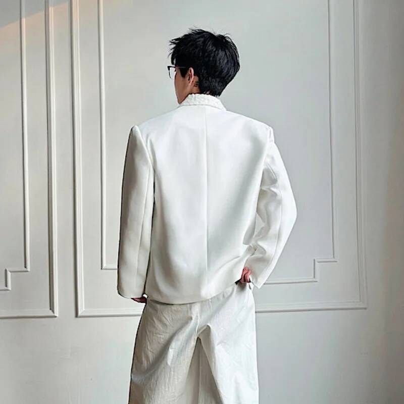Blazer Luxury Men's Lace Lapel - огляд і ціна Men'S Gothic Formal Wear