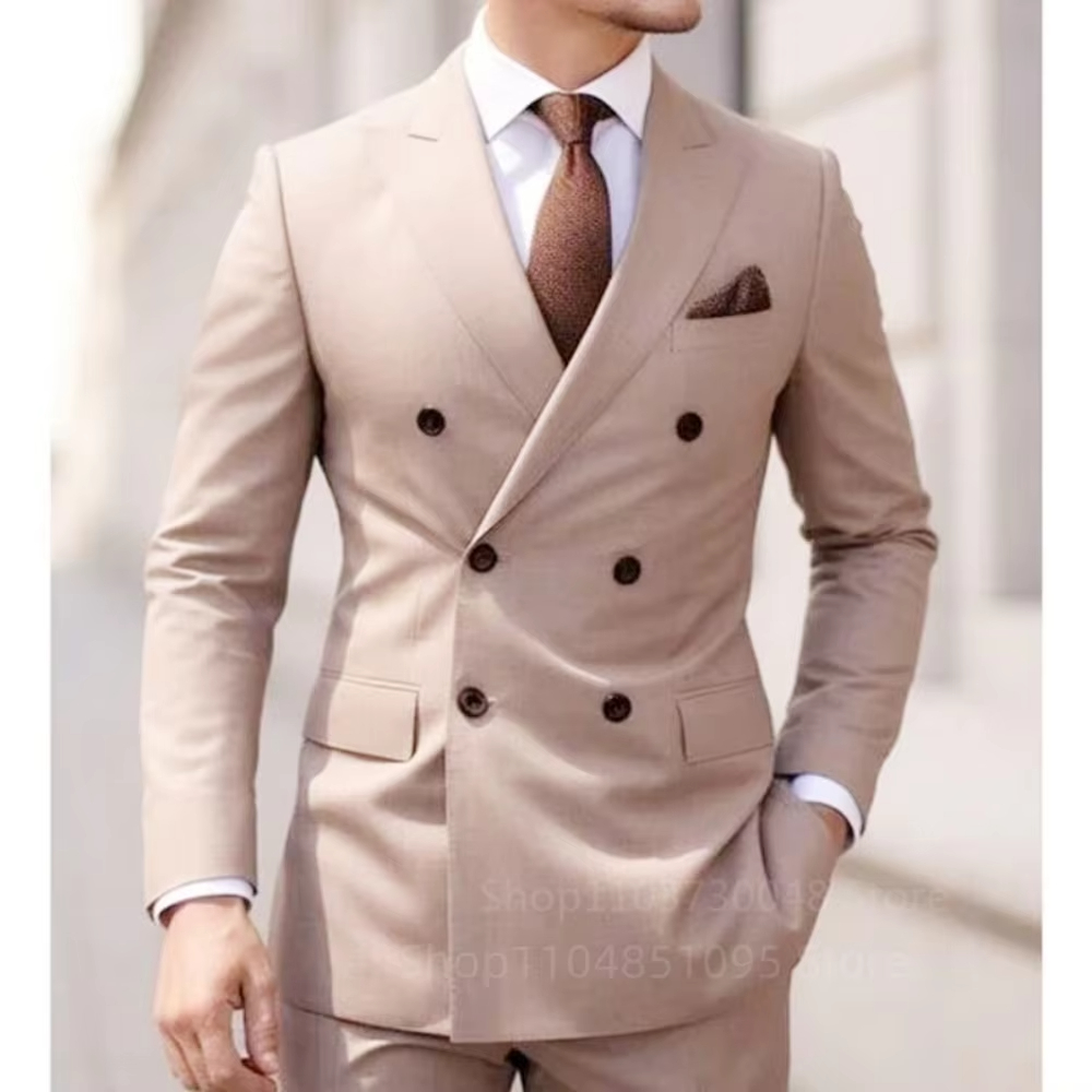 Two-Piece Brown Smoking for Da - огляд і ціна Men'S Formal Wear For Graduation