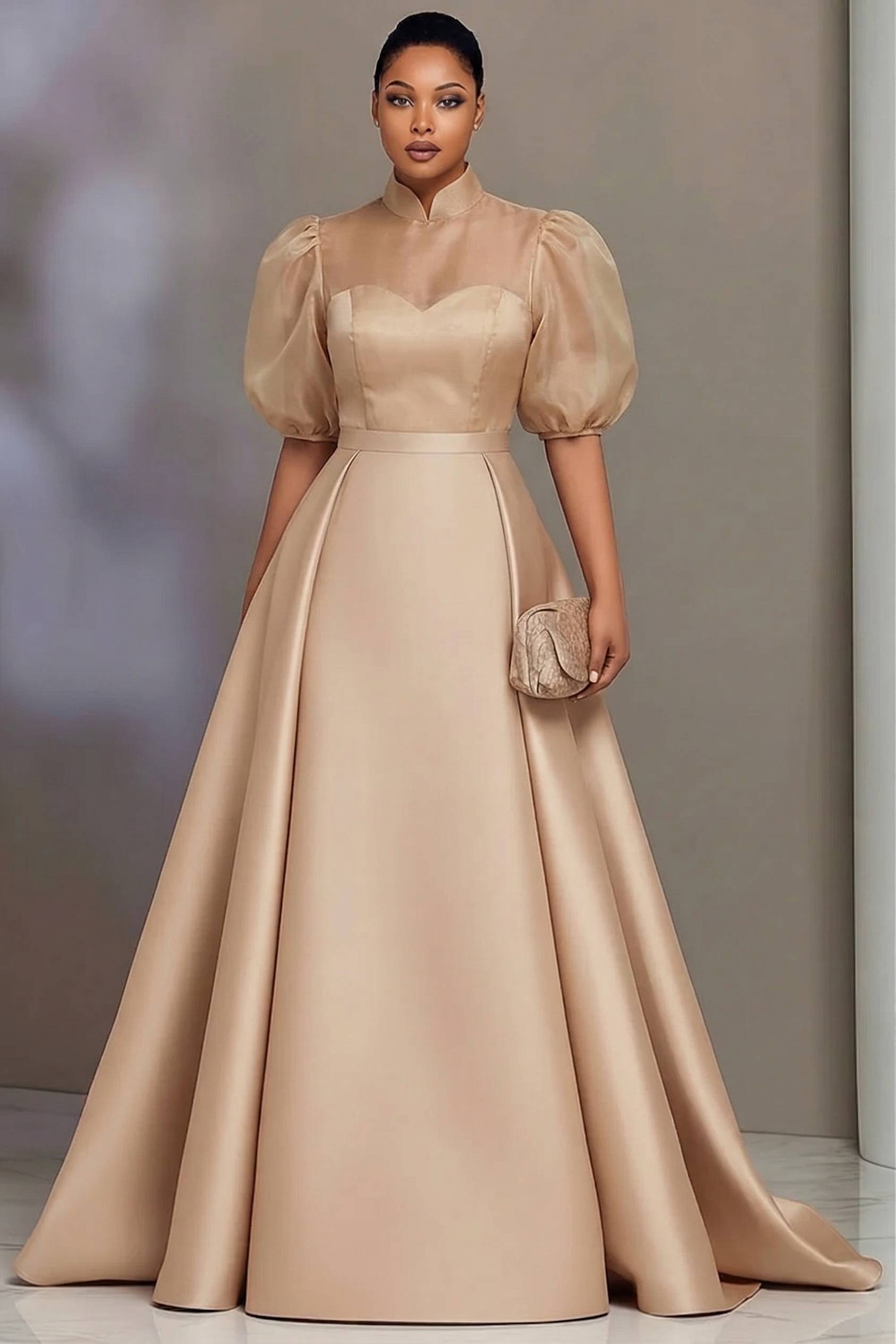 Plus Size Elegant Satin Prom D - огляд і ціна Men'S Formal Wear For Wedding Guest