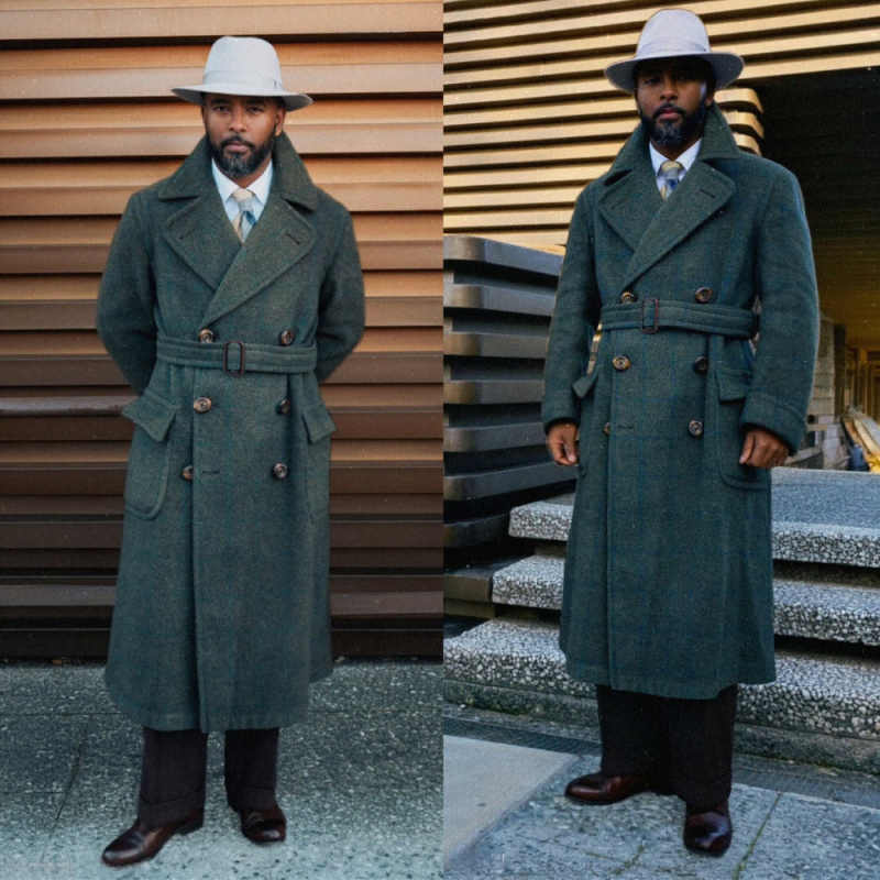Graceful Men Overcoat 1 Piece  - огляд і ціна Men'S Formal Wear Belt