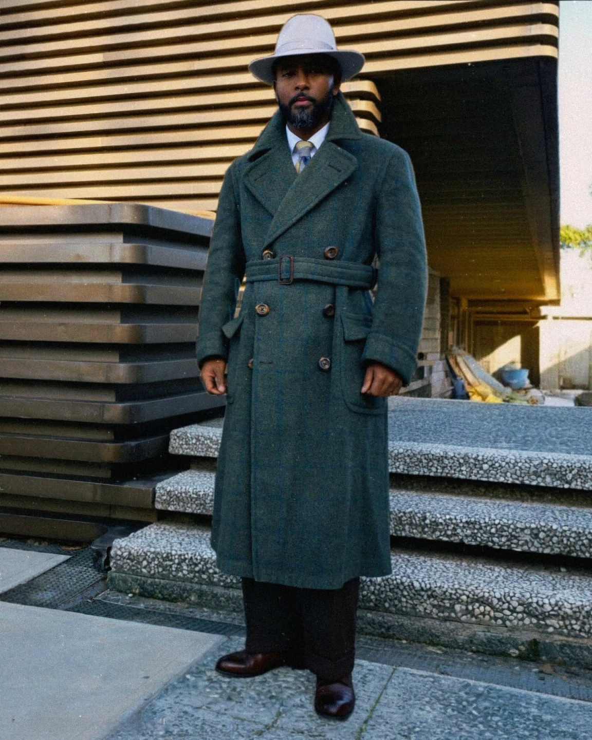 Graceful Men Overcoat 1 Piece  - огляд і ціна Men'S Formal Wear Belt