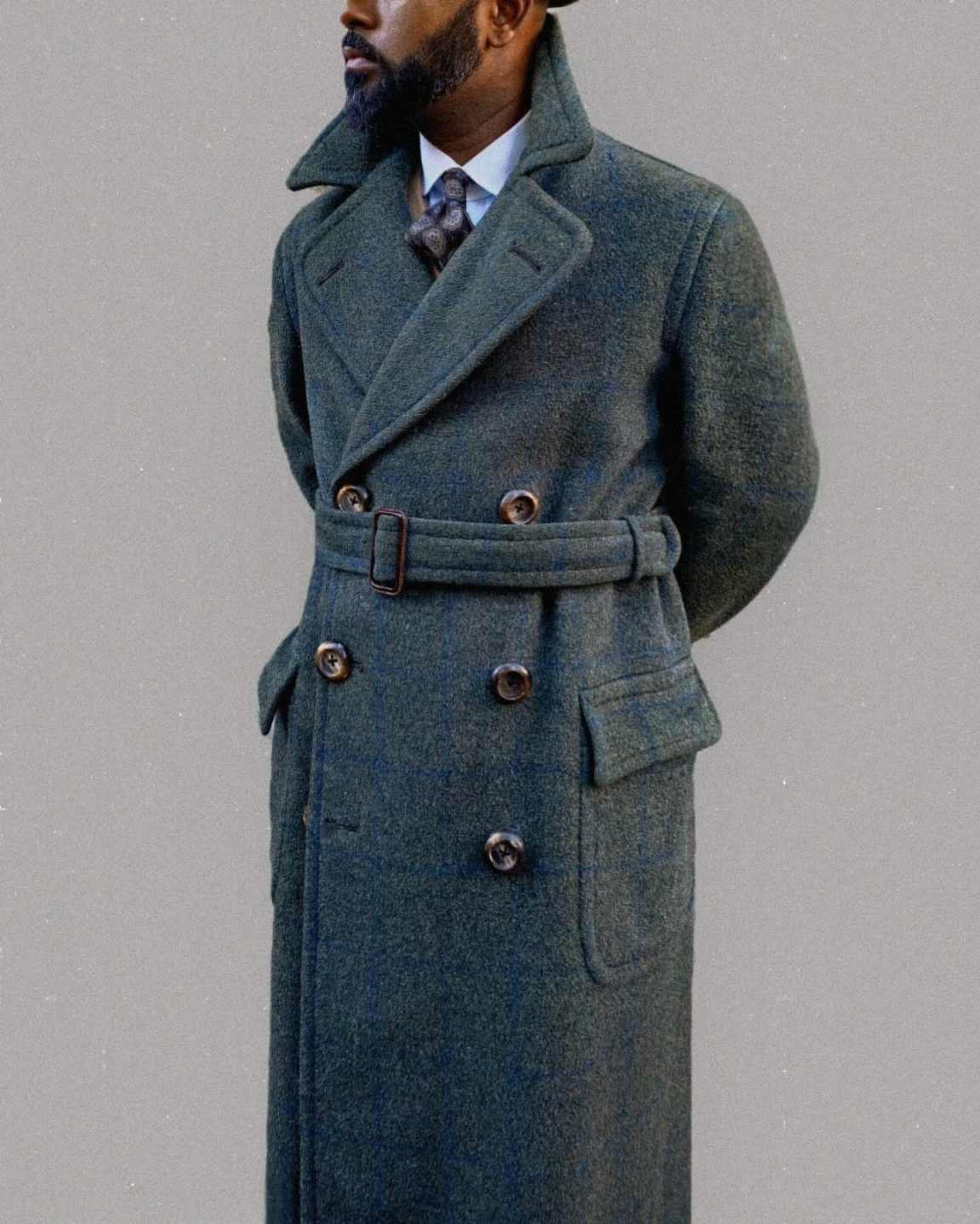 Graceful Men Overcoat 1 Piece  - огляд і ціна Men'S Formal Wear Belt