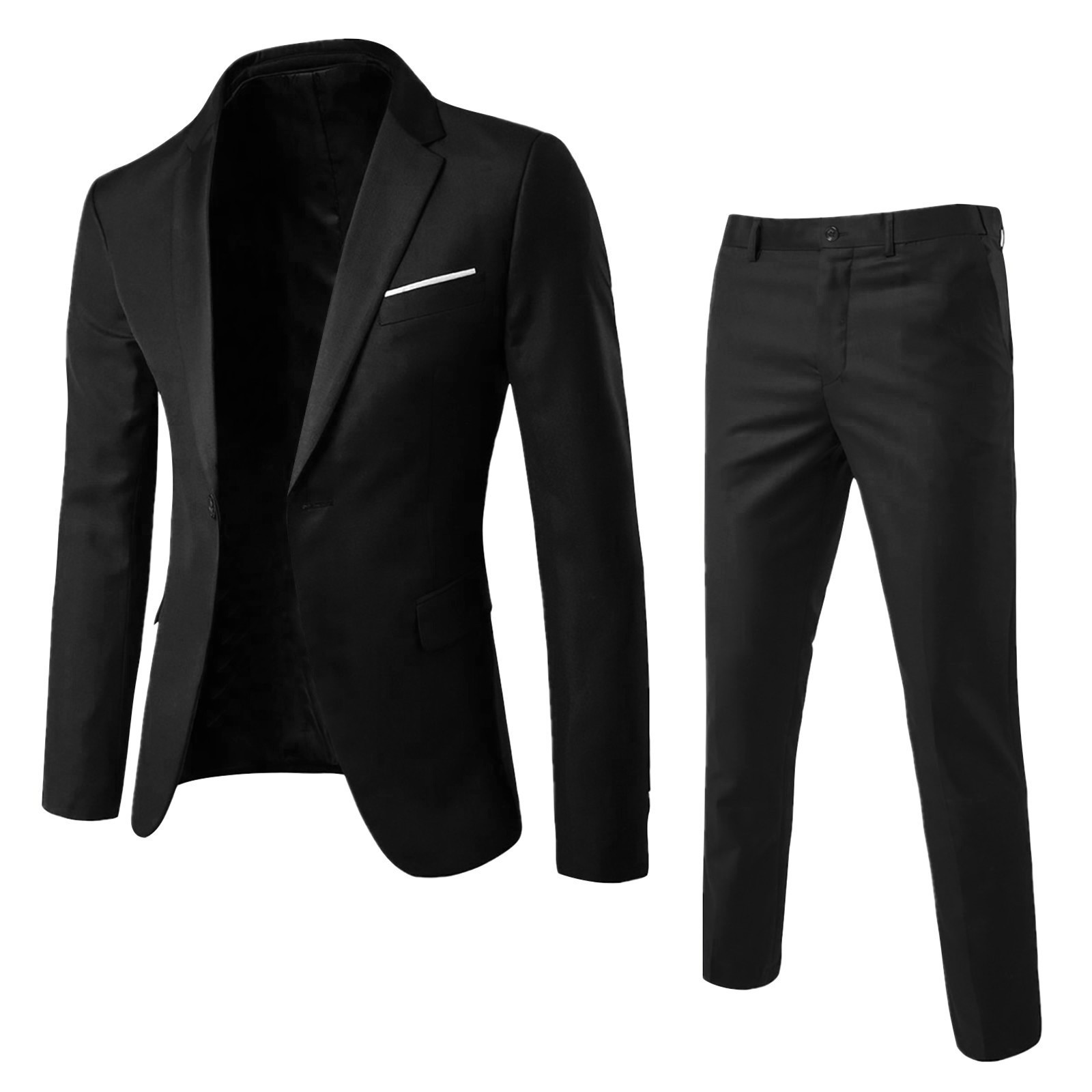 Mens Suit Set Two Piece Busine - огляд і ціна Men'S Gothic Formal Wear