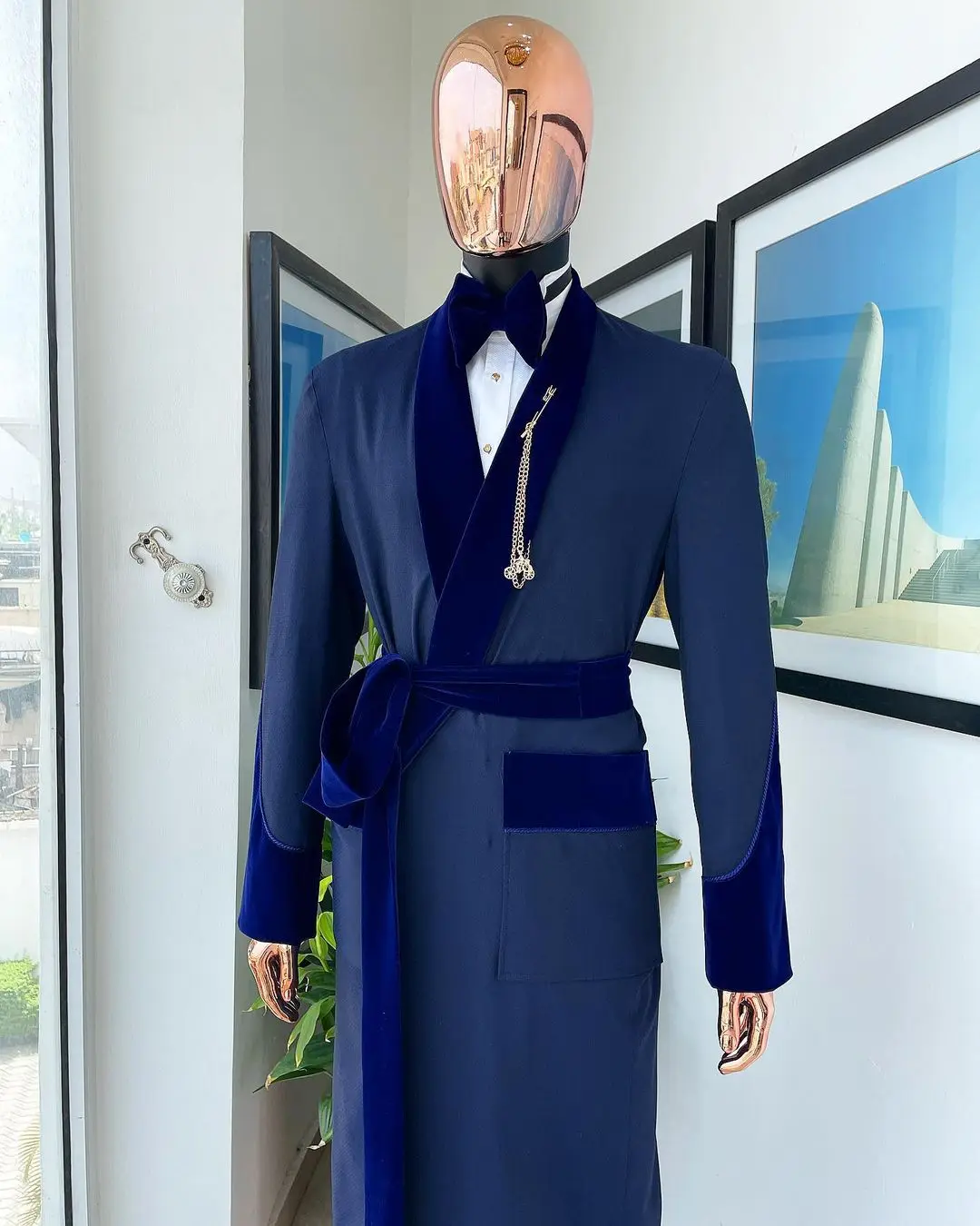 Tailor Made Royal Blue Men Sui - огляд і ціна Men'S Formal Wear Belt