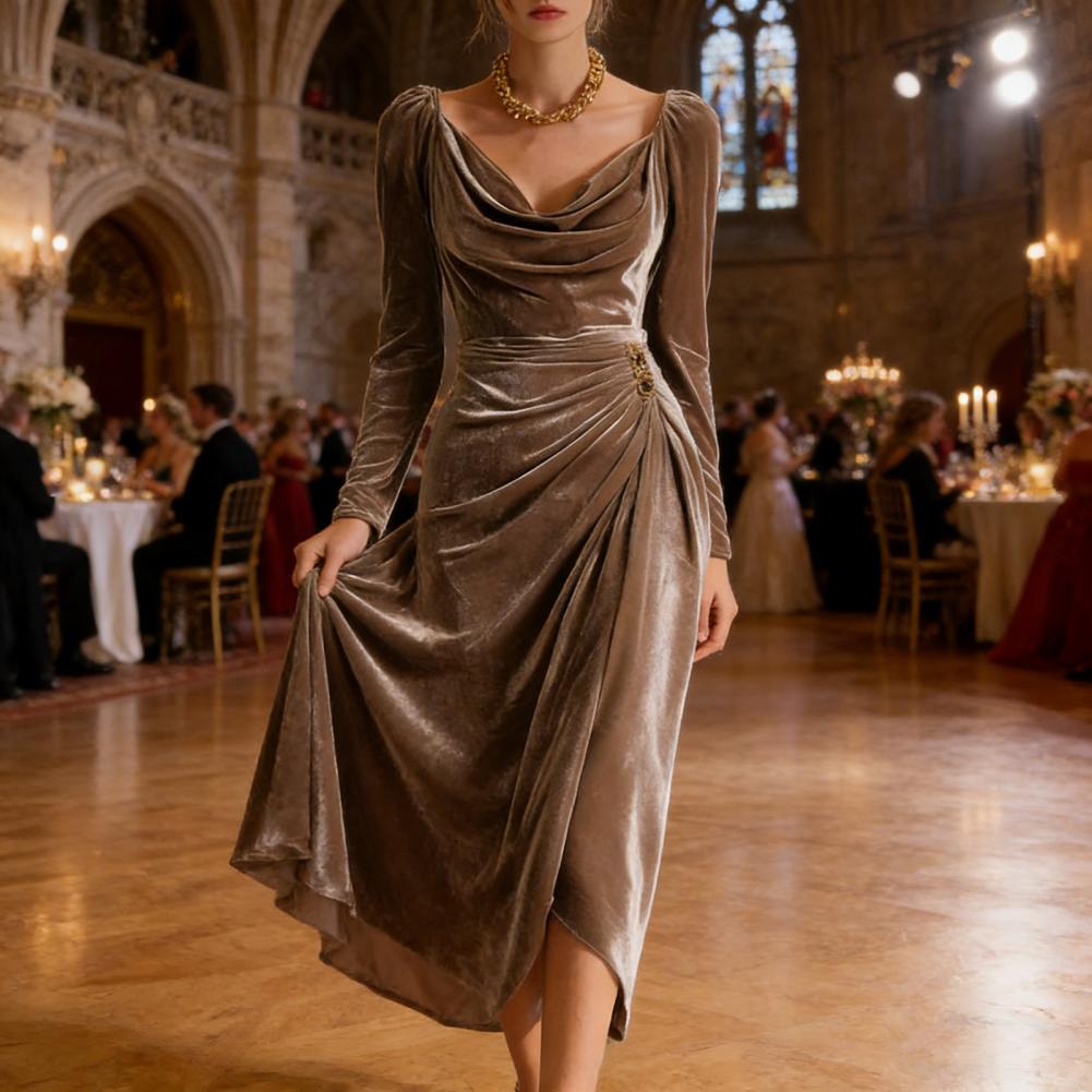 Elegant Women's Dress Long Sle - огляд і ціна Men'S Formal Wear For Wedding Guest